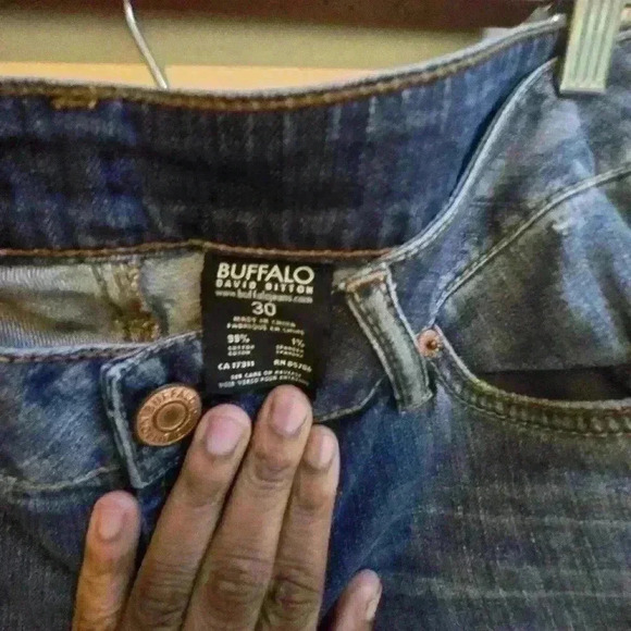 P7041 buffalo david bitton allison mid rise stretch boyfriend fit - Picture 5 of 8